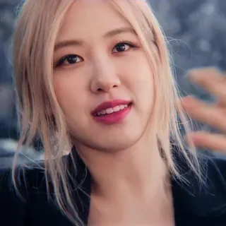 🍐 Rose kpop, cantante, mujer, femenina, ídolo, celebridad, rose, blackpink telegram sticker