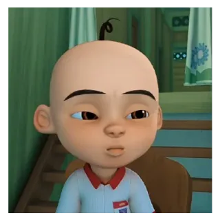 🏁 Ipin Upin & Ipin мультфильм, персонаж, мальчик, Ипин, Upin & Ipin telegram sticker