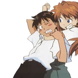NGE whatsapp stickers