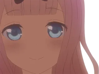 😇 Chika Fujiwara Kaguya-sama: Love Is War Anime, Süß, Mädchen, Chika Fujiwara, Kaguya-sama, Love is War, Erröten telegram sticker