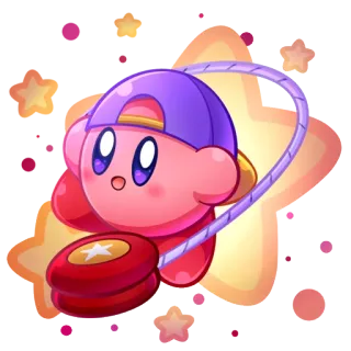 😎 Kirby kirby, jojo, nintendo, gra telegram sticker