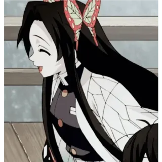 🙂 Kanae Kocho Demon Slayer anime, demon slayer, kanae kocho, character, butterfly, girl telegram sticker
