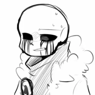 ☁️ Killer Sans squelette, monstre, Undertale, tueur telegram sticker