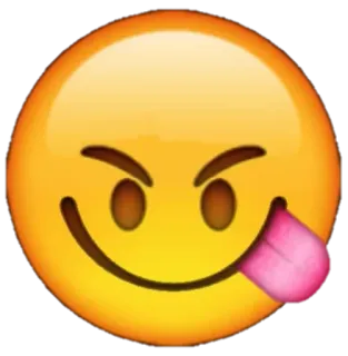 😋 Emoji, Seringai, Lidah, Ekspresi, Wajah telegram sticker