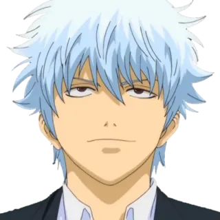 😁 Sakata Gintoki Gintama Anime, Postać, Gintoki, Gintama whatsapp sticker