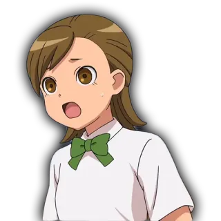 💥 anime, kartun, karakter, terkejut, ekspresi telegram sticker