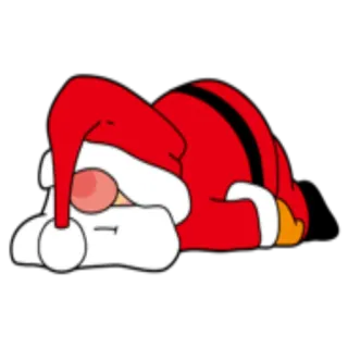 Santa Claus @StikerDi whatsapp stickers