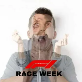 😜 Formula 1 RACE WEEK formula 1, f1, race week, motorsport, excitement, reaction telegram sticker