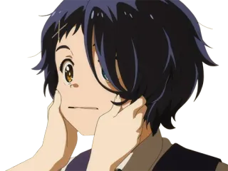 🤗 Anime, Charakter, Mädchen, Wonder Egg Priority, Ai Ohto telegram sticker