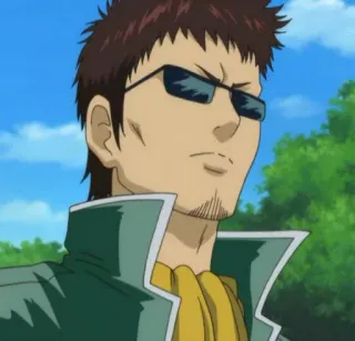 😎 Anime, Mann, Sonnenbrille, Cartoon, Figur telegram sticker