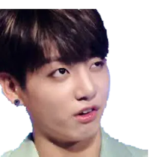 😐 Jungkook kpop, bts, jungkook, idole, chanteur telegram sticker