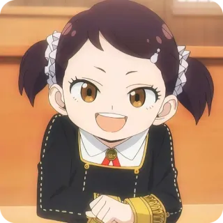 🙂 Anya Forger Spy x Family Anime, Spy x Family, Anya Forger, Dessin animé, Mignon, Enfant whatsapp sticker