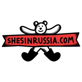 🐻 SHESINRUSSIA.COM website, URL, spanduk merah, boneka beruang telegram sticker