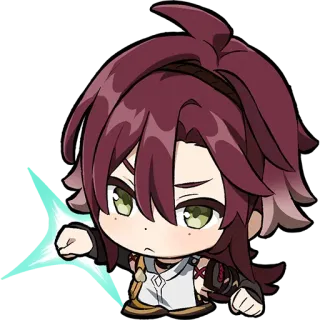 👊 Heizou Genshin Impact อนิเมะ, วิดีโอเกม, Genshin Impact, เฮโซ telegram sticker