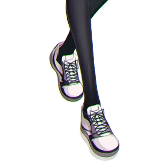 ❤️ shoes, sneakers, footwear, fashion, clothing, legs, anime telegram sticker