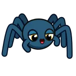 😄 araña, dibujos animados, lindo, insecto, animal, animado telegram sticker