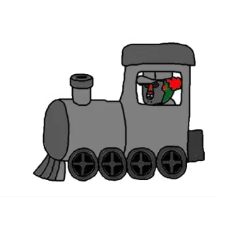 🚂 Tricky the Clown Madness Combat clown, train, folie, combat, horreur, zombie, jeu vidéo telegram sticker