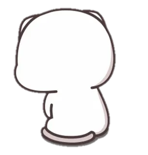😔 Katze, süß, Tier, Aufkleber, Cartoon whatsapp sticker