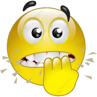 😥 emoticono, nervioso, preocupación, emoji, ansioso telegram sticker