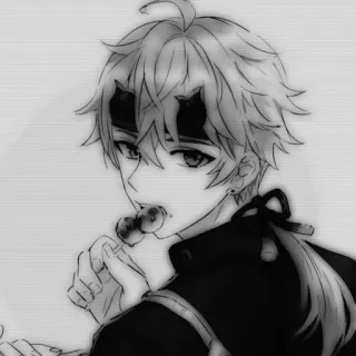 🍁 动漫, 漫画, 男孩, 角色, 艺术 telegram sticker