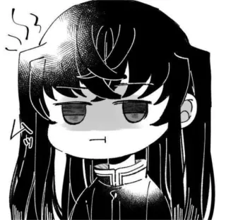 ☁️ Anime, Manga, Personaggio, Serio, Ritratto whatsapp sticker
