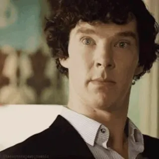 🔎 Sherlock Holmes Sherlock sherlock, benedict cumberbatch, détective, série britannique, bbc whatsapp sticker