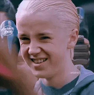 🐾 Draco Malfoy Harry Potter 드레이코 말포이, 해리 포터, 마법사, 학교, 금발, 악 telegram sticker