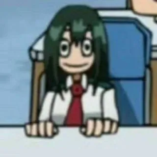 🥠 Tsuyu Asui My Hero Academia anime, Tsuyu Asui, My Hero Academia, character, froppy telegram sticker