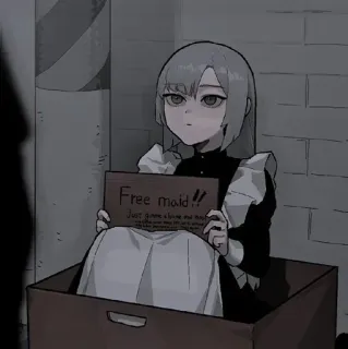⛓ Free maid!! telegram sticker
