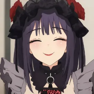 👒 Marin Kitagawa My Dress-Up Darling アニメ, マンガ, 喜多川海夢, 着せ恋, かわいい, 笑顔 telegram sticker