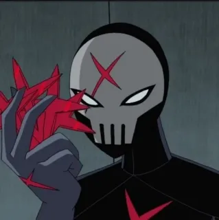 ❌ Red X Teen Titans X rouge, Teen Titans, Dessin animé, Super-héros telegram sticker