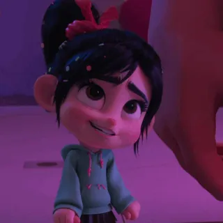 🥨 Vanellope von Schweetz Wreck-It Ralph Desenho animado, Disney, Detona Ralph, Vanellope, Vanellope von Schweetz, Filme whatsapp sticker