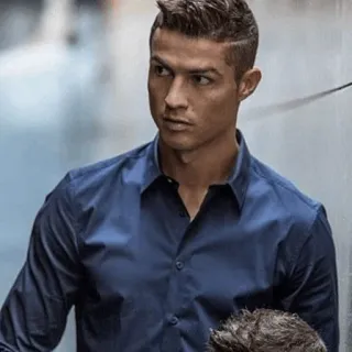 🖤 Cristiano Ronaldo 运动员, 足球, 足球, 罗纳尔多, 克里斯蒂亚诺, 肖像, 男人 telegram sticker
