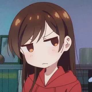 😑 Chizuru Ichinose Rent-A-Girlfriend Anime, Chibi, Ragazza, Chizuru, Rent-a-Girlfriend, Espressione, Carina telegram sticker