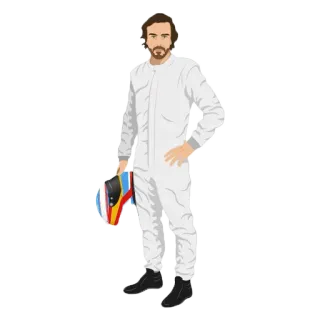 🙂 Rennfahrer, Motorsport, Helm, Rennen, Formel 1, Fahrer, Rennanzug telegram sticker