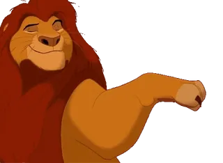 😏 Mufasa The Lion King singa, binatang, kartun, karakter, film, animasi telegram sticker