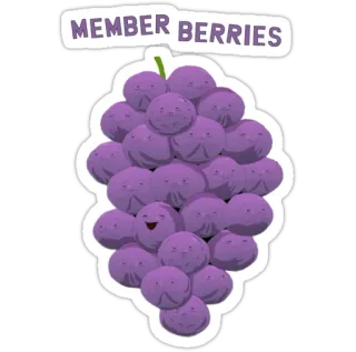🙃 MEMBER BERRIES member berries, south park, berries, nostalgia, cartoon, purple, fruit, funny telegram sticker