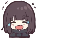 😂 плачущий, аниме, грустный, эмоциональный, слезы telegram sticker