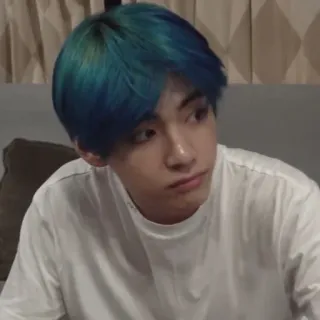 😐 V BTS, K-pop, cantante, celebrità, coreano telegram sticker