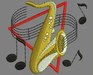 🎵 saxophone, musique, jazz, instrument, notes telegram sticker
