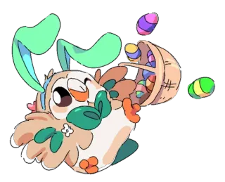 ROWLET🦉 whatsapp stickers