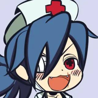 🌡 Valentine Skullgirls Valentine, Skullgirls, Perawat, Karakter video game, Anime, Manga telegram sticker