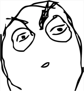 😕 Мем, Лицо, Интернет telegram sticker