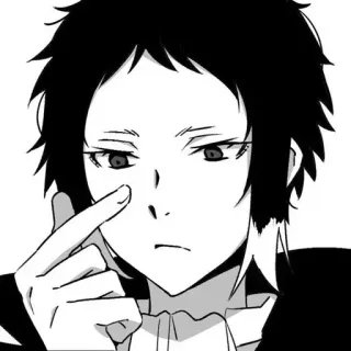 🐈‍⬛️ Atsushi Nakajima Bungo Stray Dogs 动漫, 漫画, 文豪野犬, 中岛敦, 角色 telegram sticker