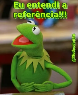 Kermit, the frog 4 🐸 whatsapp stickers