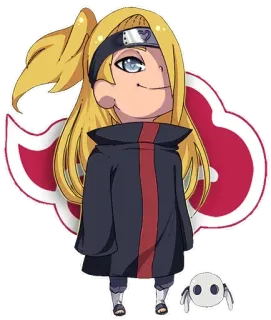 😛 Deidara Naruto Anime, Naruto, Deidara, Akatsuki, Sticker, Dibujos animados whatsapp sticker