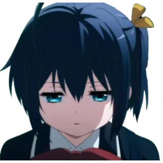 😞 Anime, Charakter, Mädchen, Cartoon, Aufkleber telegram sticker