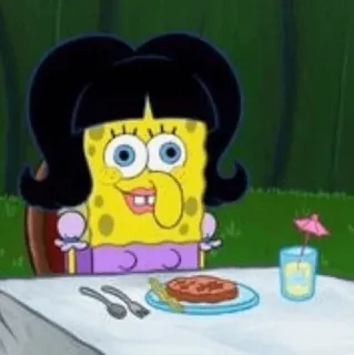 🌿 Spongebob Spongebob Squarepants spongebob, cartoon, character, nickelodeon, anthropomorphic, sea sponge telegram sticker