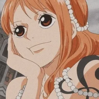 🍊 Nami One Piece 애니메이션, 원피스, 나미, 만화 telegram sticker