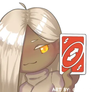 🃏 ART BY: C carta uno reverse, juego de cartas, humor, meme, gaming, reverso telegram sticker
